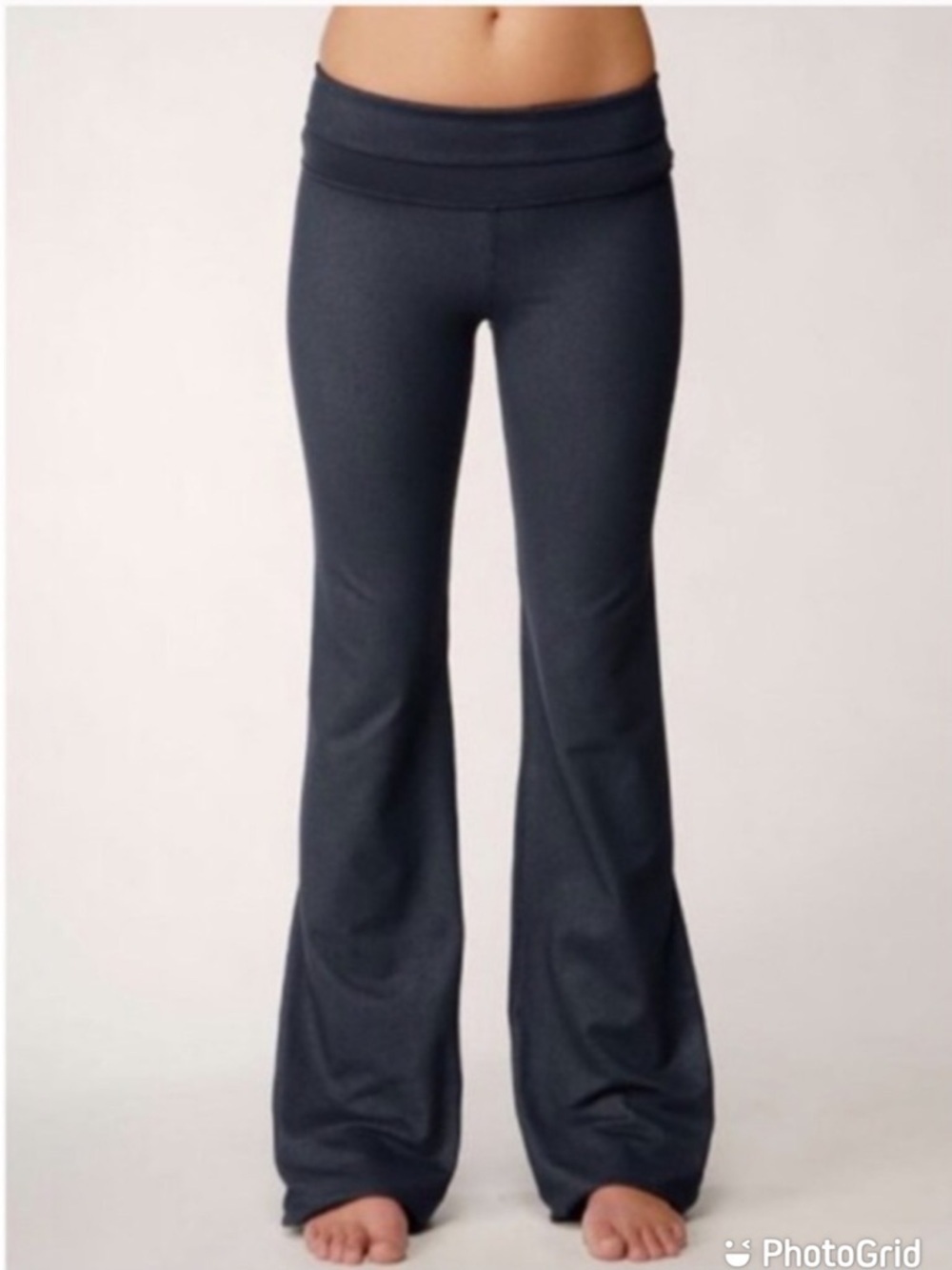 Lululemon Vintage Black Wash Groove Flared Yoga Pants - Size 6